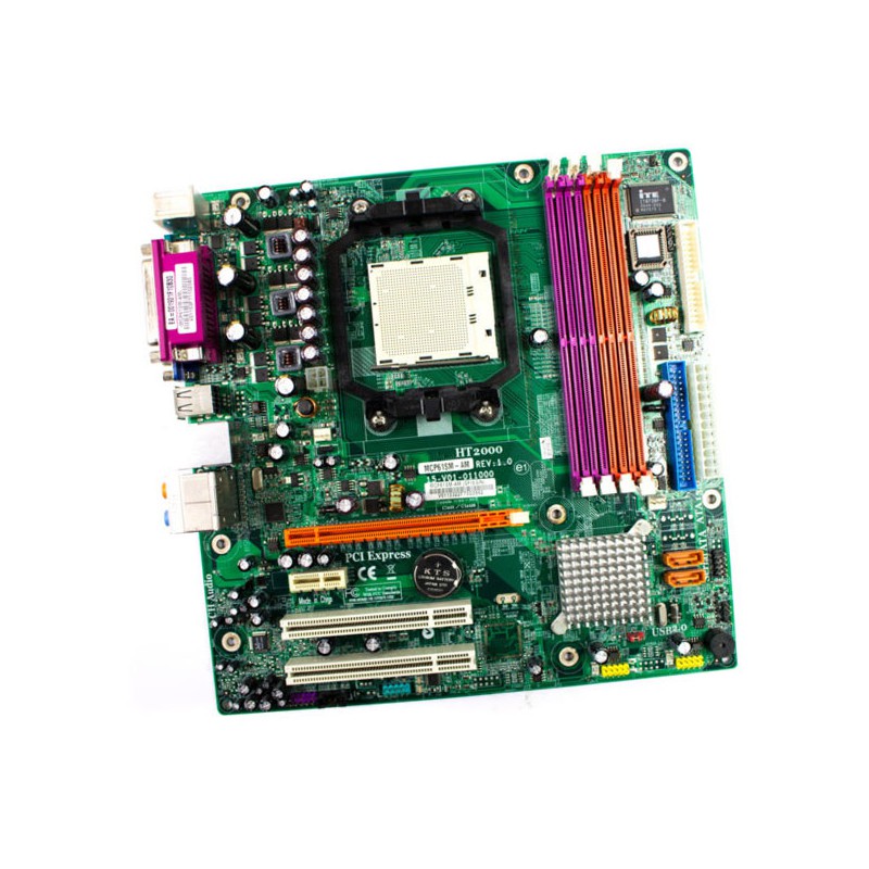 NEW Motherboard PC Acer ECS Ht2000 Mcp61sm-am 15-v01-011011 Motherboard